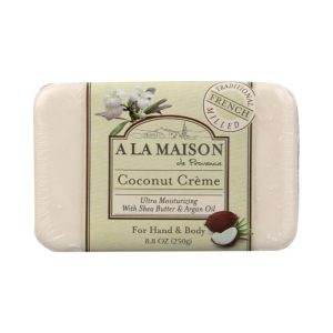hand and body coconut bar soap